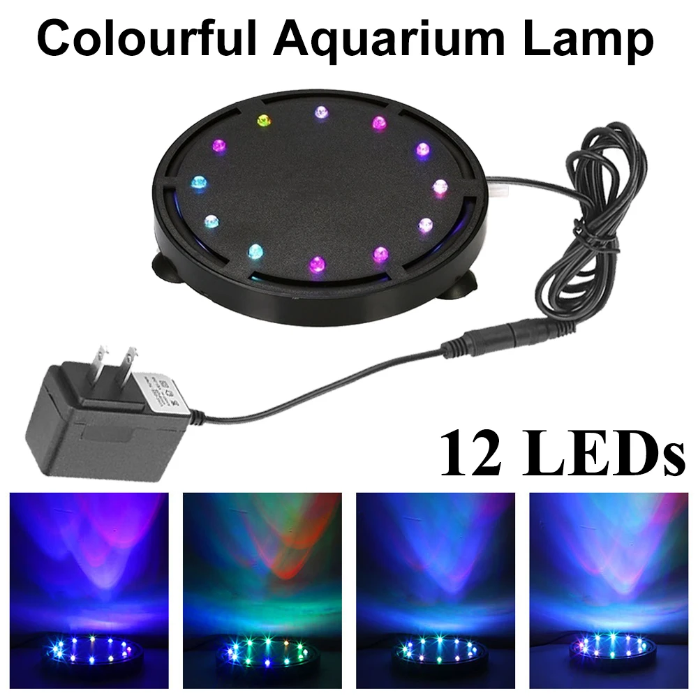 Aquarium Fish Colour - Pop IP68 12LED Akvaryum Oksijen Kabarcık