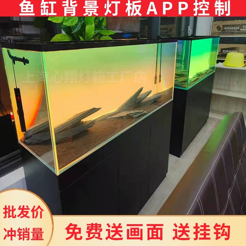 Aquarium Fish Colour - Akrilik Akvaryum Arka Planı RGB Renkli
