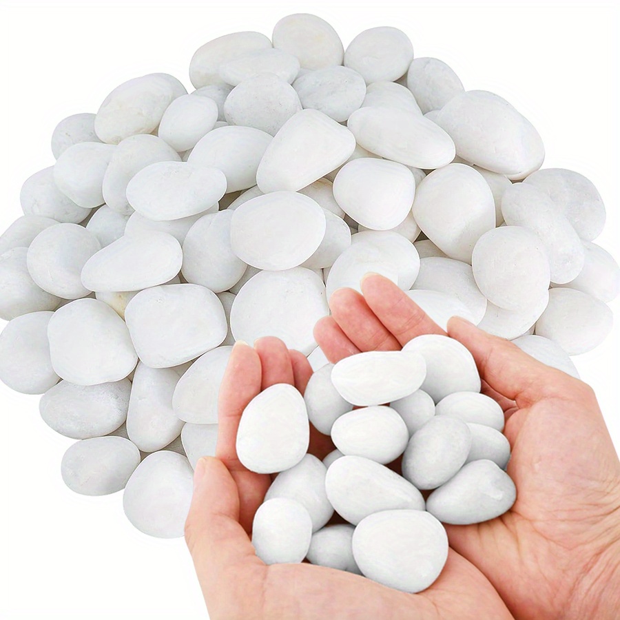 Aquarium Fish Land - 200/400g Beyaz Yüksek Parlaklıkta Doğal Çakıl