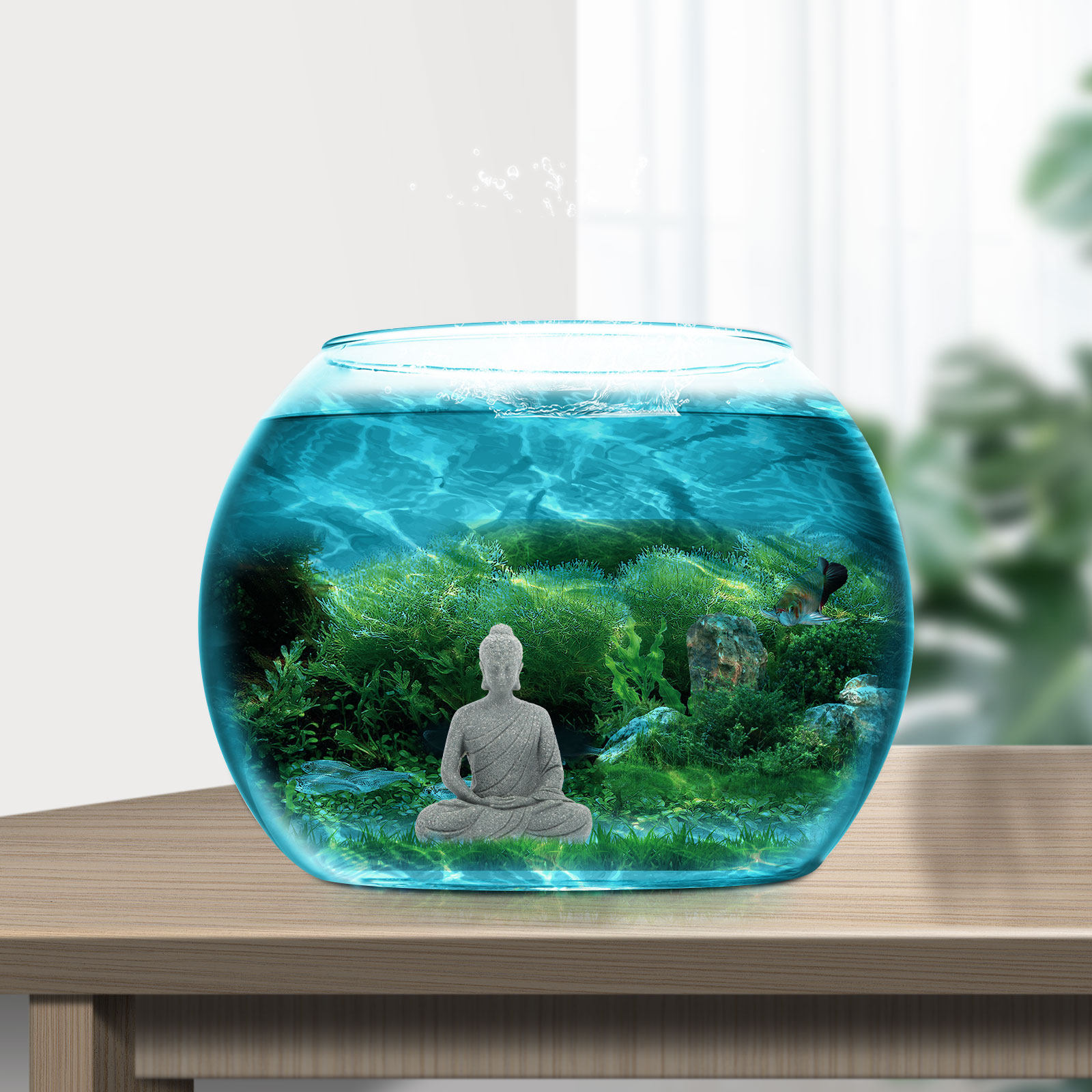 Mini Buda Heykeli Reçine Akvar - Aquarium Fishes incelemesi ve fiyatı