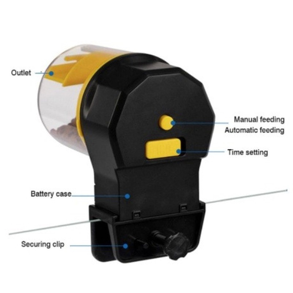 Otomatik balık tankı besleyici - Aquarium Fish Auto Feeder incelemesi ve fiyatı